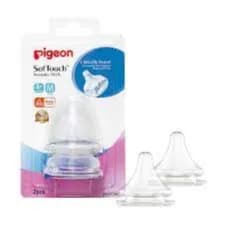 Pigeon Wn Silicon Nipple M 2Pc +3M