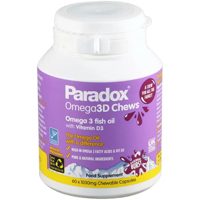 Paradox Omega3D +Vit D3  Chews