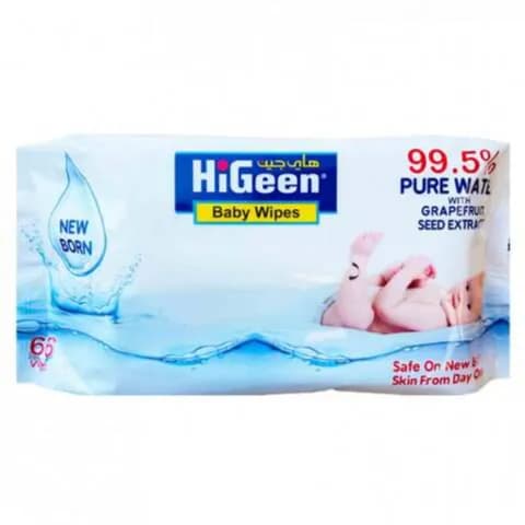 Higeen Baby99.5%Water  Wipes 66S