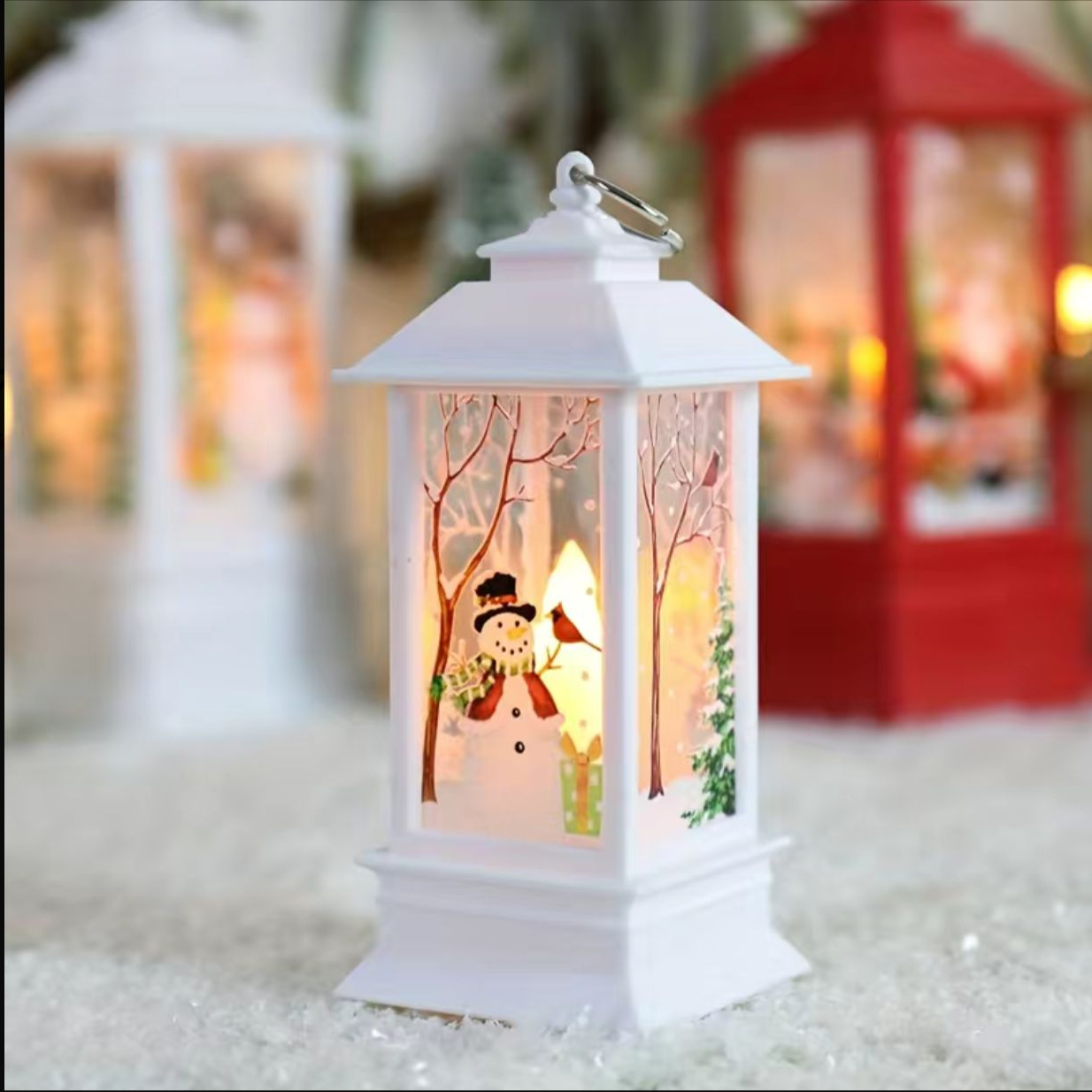 Christmas Wind Lamp Candlestick