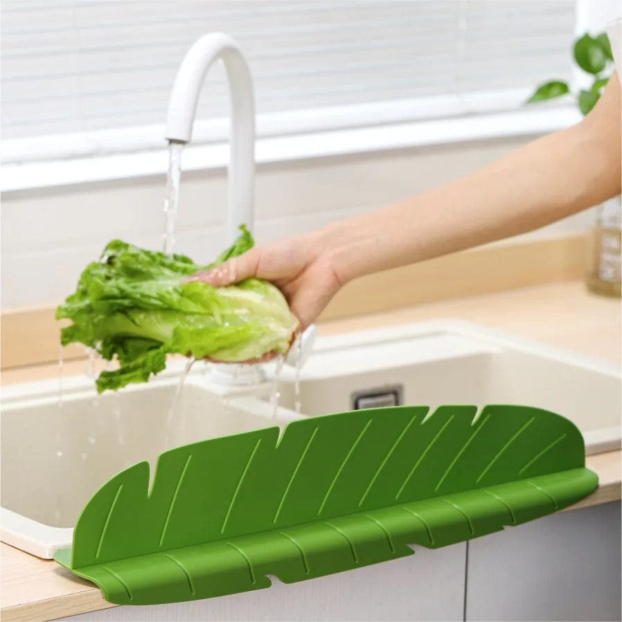 Kitchen Sink Splash Guard - Water-Resistant Backsplash with Suction Cup