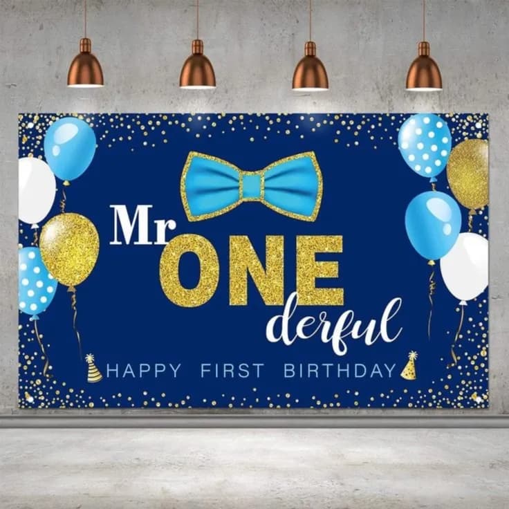 First Birthday Poster