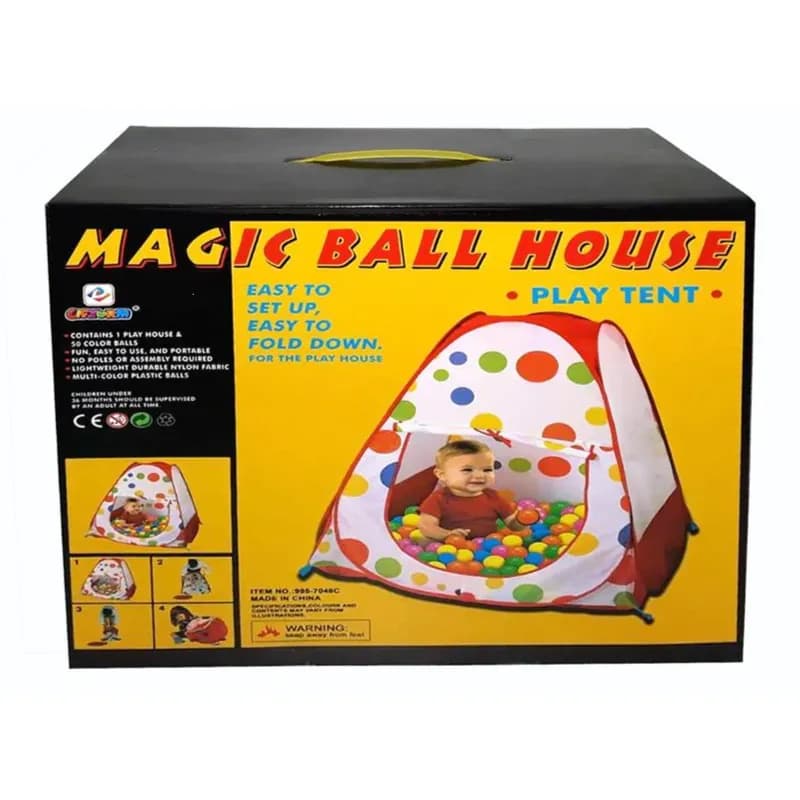 magic ball with play tent