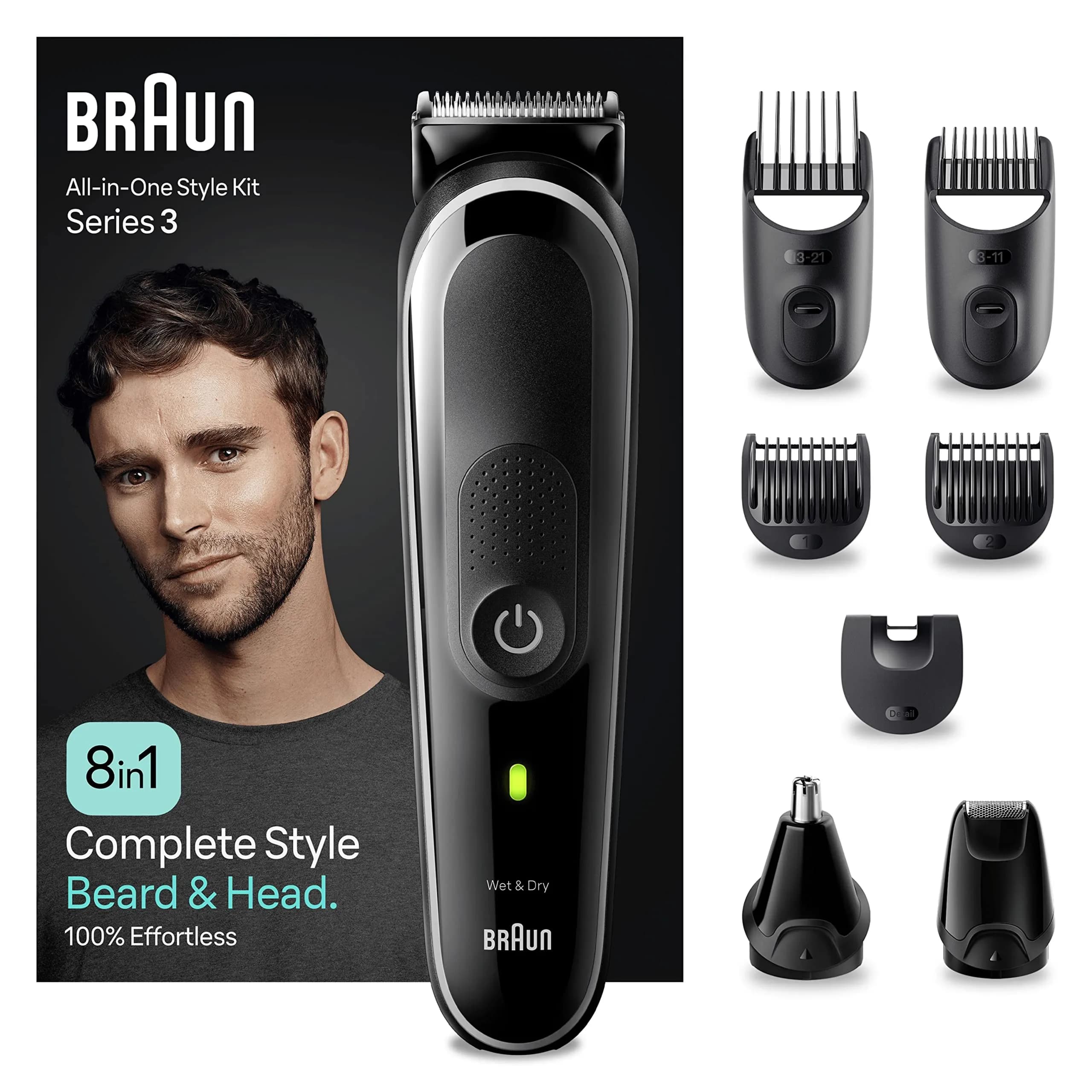 Braun 8-in-1 Beard & Hair Grooming Kit MGK3440