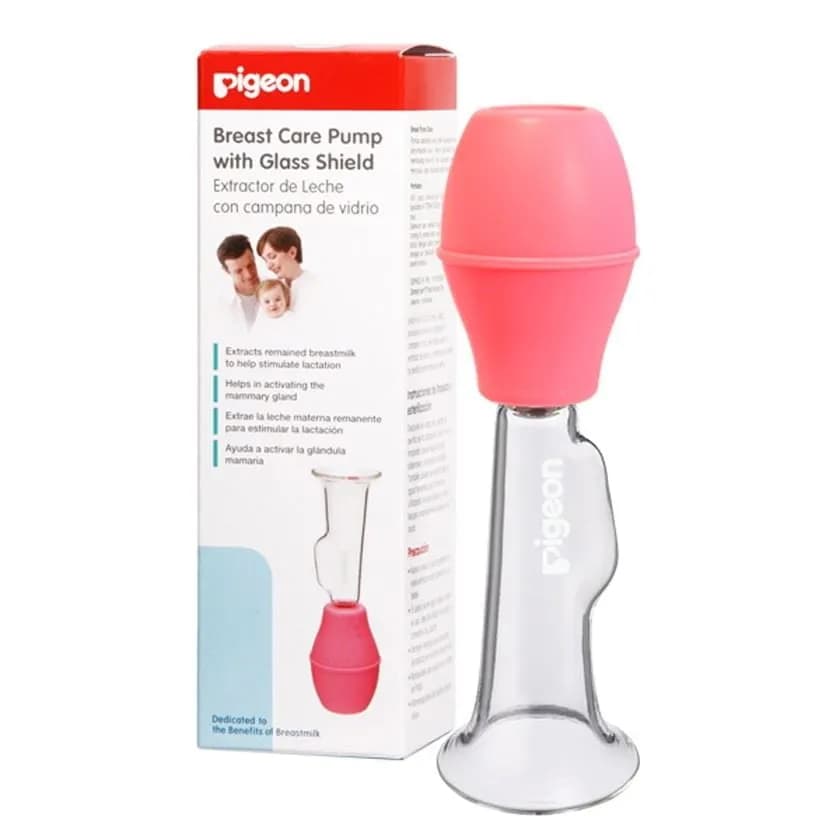 Pigeon Breast Care Pump With Glass Shld