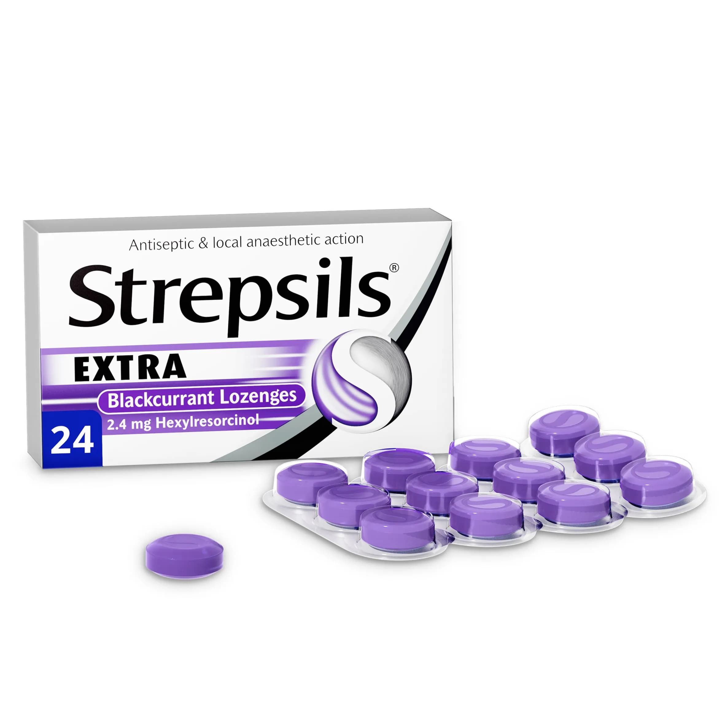 Strepsils Extra Black Current 24 S