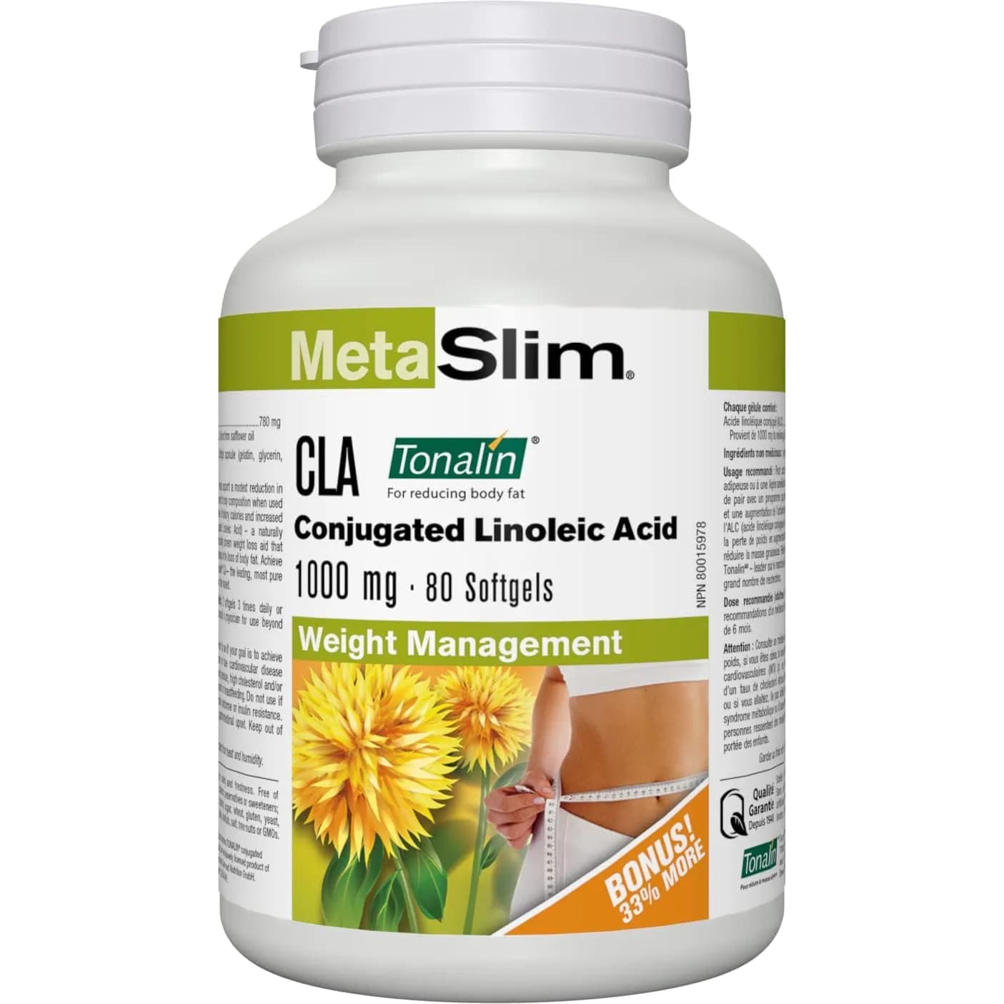 Webber Naturals Meta Slim CLA 1000mg Softgels 80s