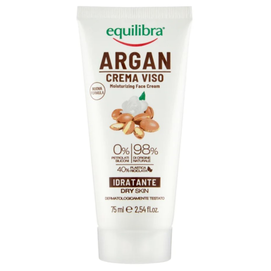 Equilibra Argan Moisturizing Face Cream 75 Ml