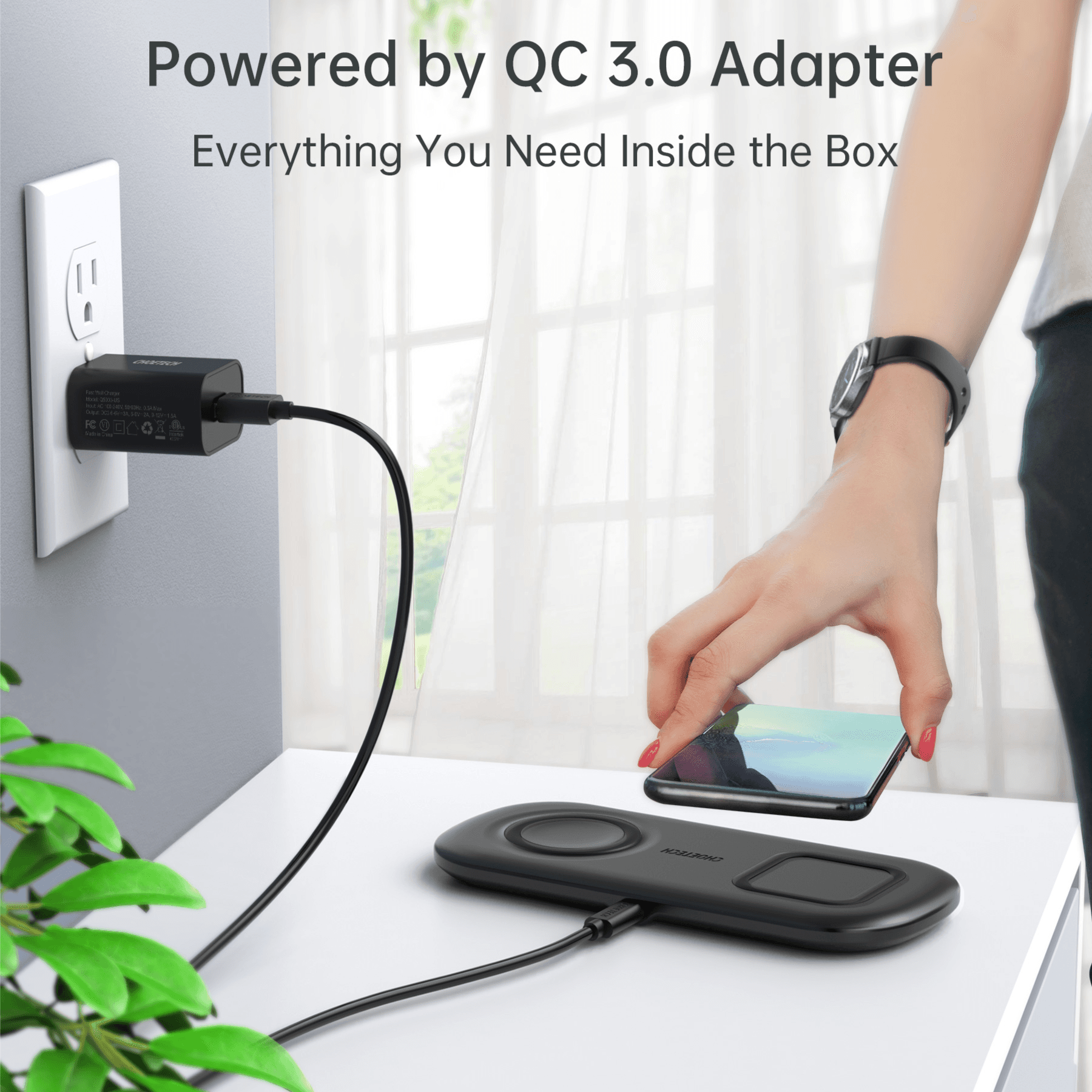 Choetech Samsung Watch Fast Wireless Charging Pad