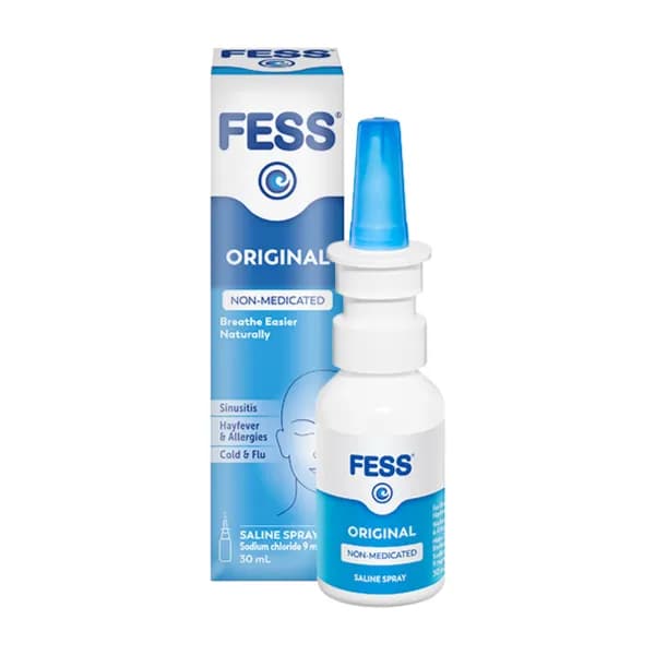 Fess Original Saline Spray Breathe easier naturally 30ml