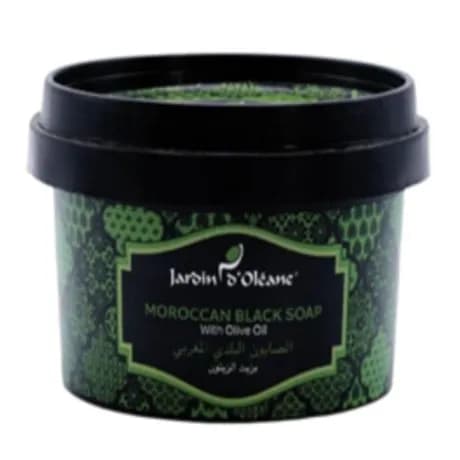 Jardin O' Oleane - Moroccan Black Soap With Olive Oil 250G