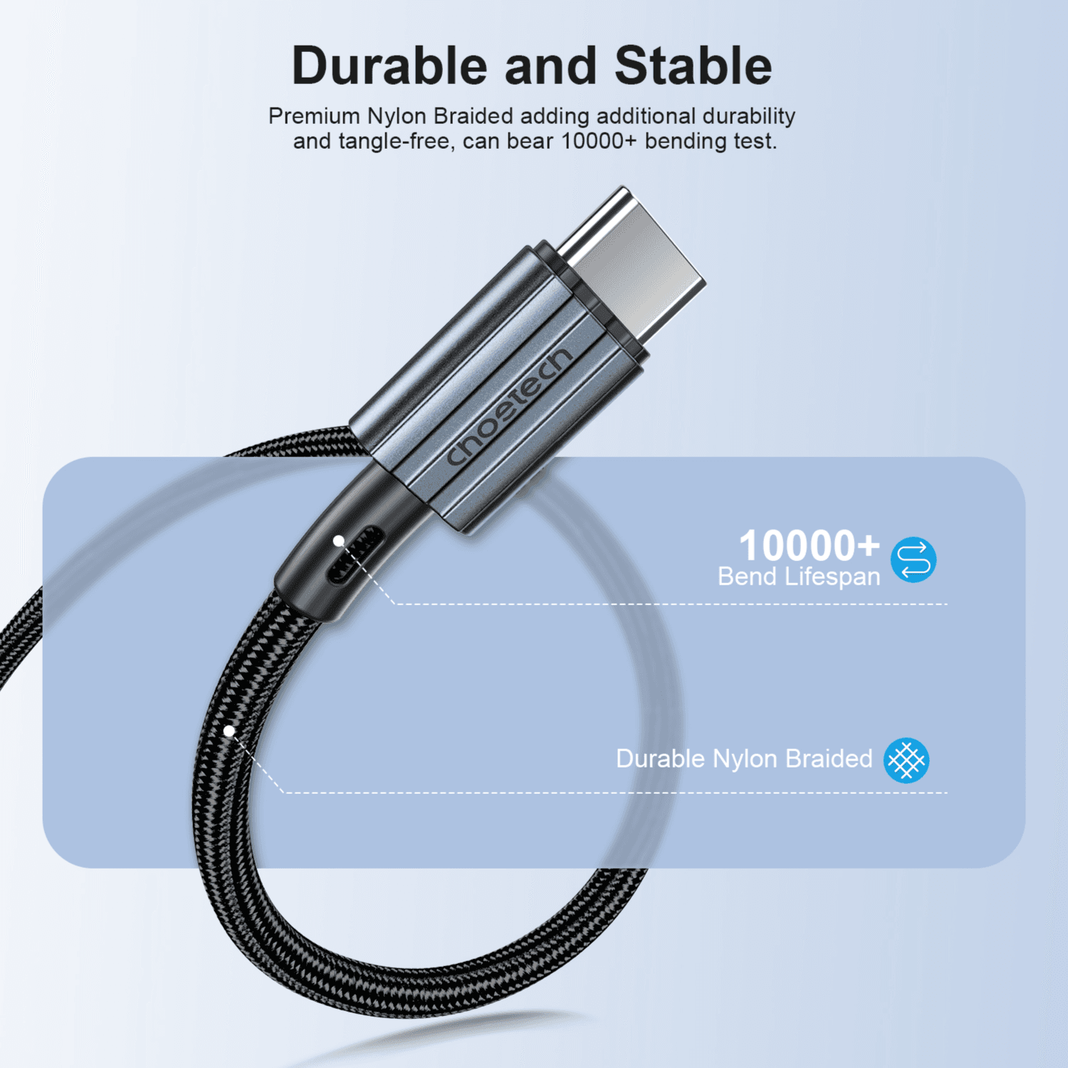 Usb-c To Usb-c  Pd60w Cable Black 1.2m