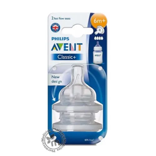 Philips Avent Classic/Classic Plus Teats 4 X 2 (Pa009)