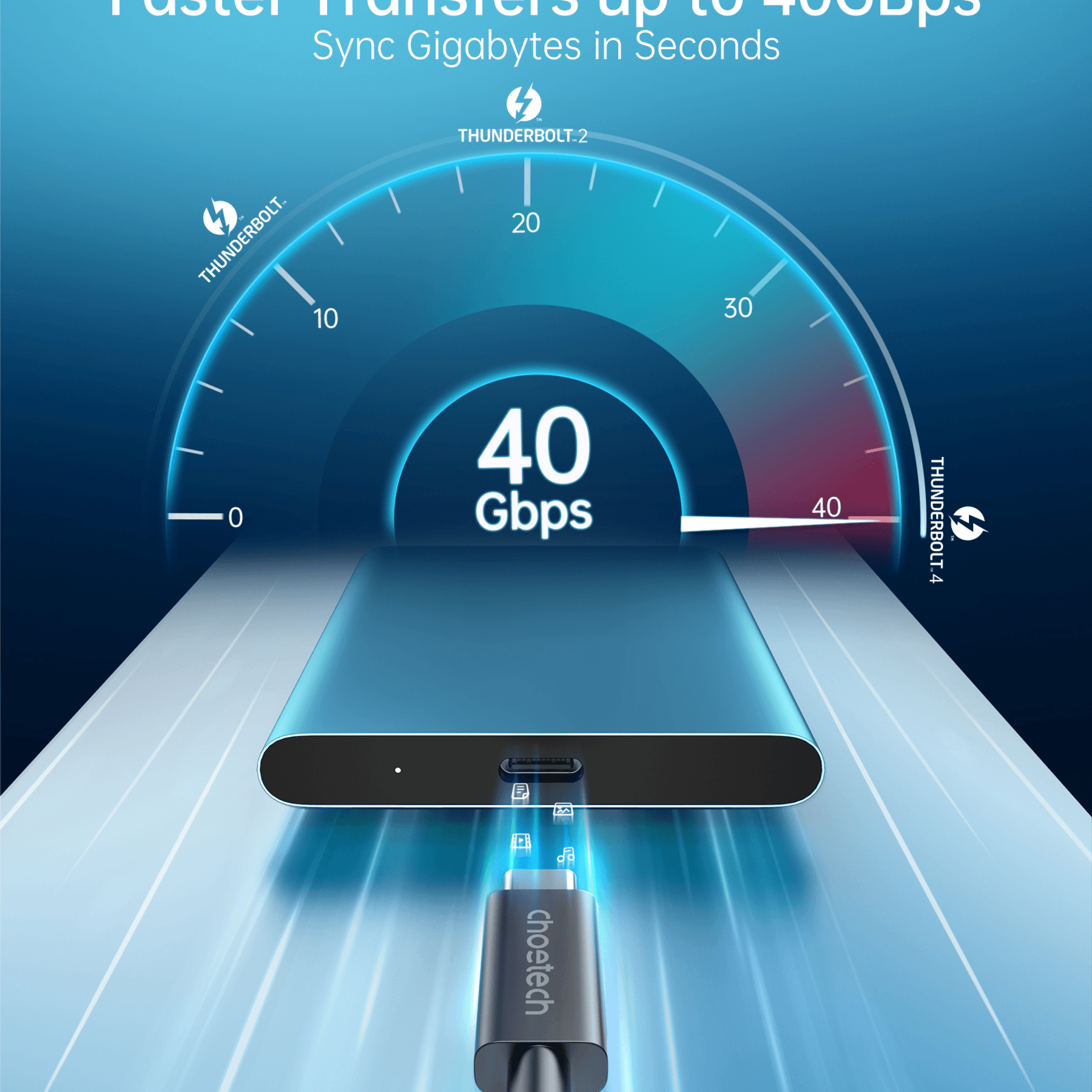 Choetech A3010 Thunderbolt4 Cable