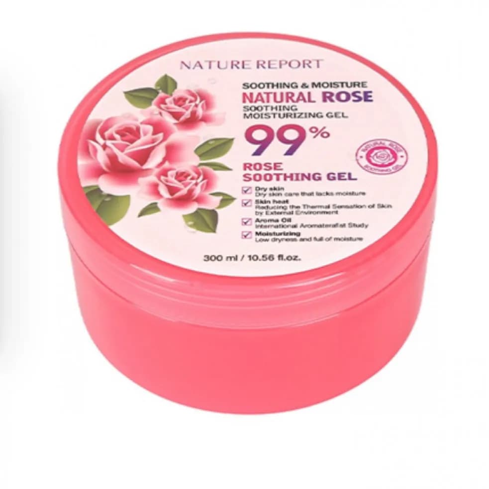 Nature Report Natural Rose Soothing Gel 99%  300Ml