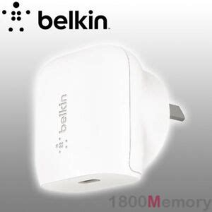 Belkin Boost Up Charge 20W Usb-C Pd Home Ac Wall Charger White