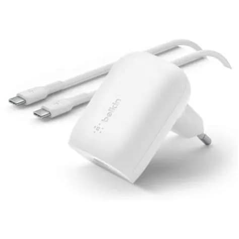 Belkin Boost Charge@Wall Charger With Pps+Usb-C To Usb-C Cable 30W