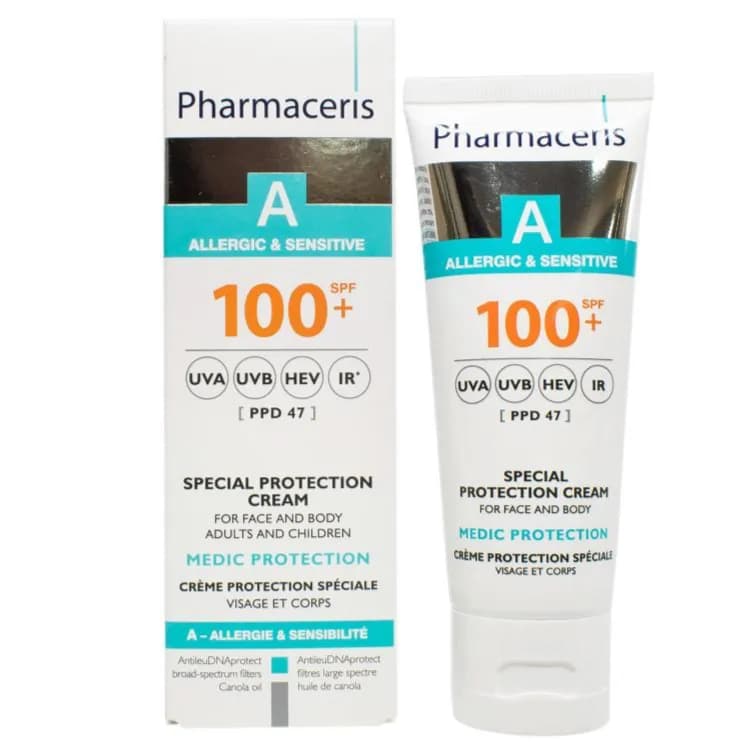 Pharmaceris A Medic Protection Special Protection Cream With Spf 100+ For Adult And Children For Face And Body 75ml