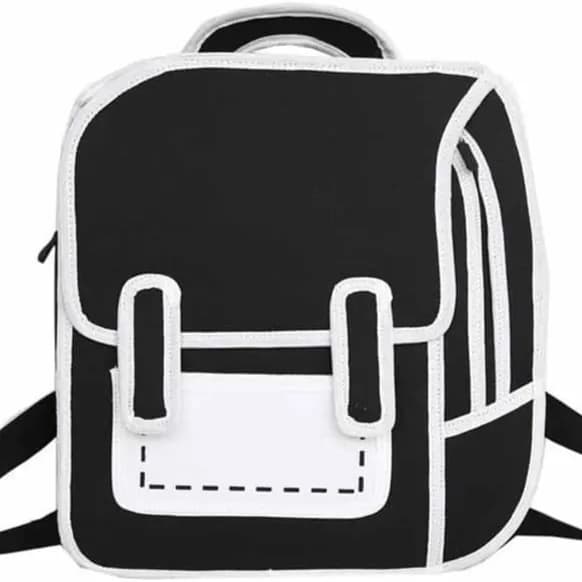 Backpack Middle School Bag 2D-Large