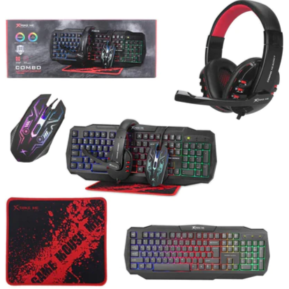 Xtrike Me Cm-406 4-In-1 Wired Gaming Combo