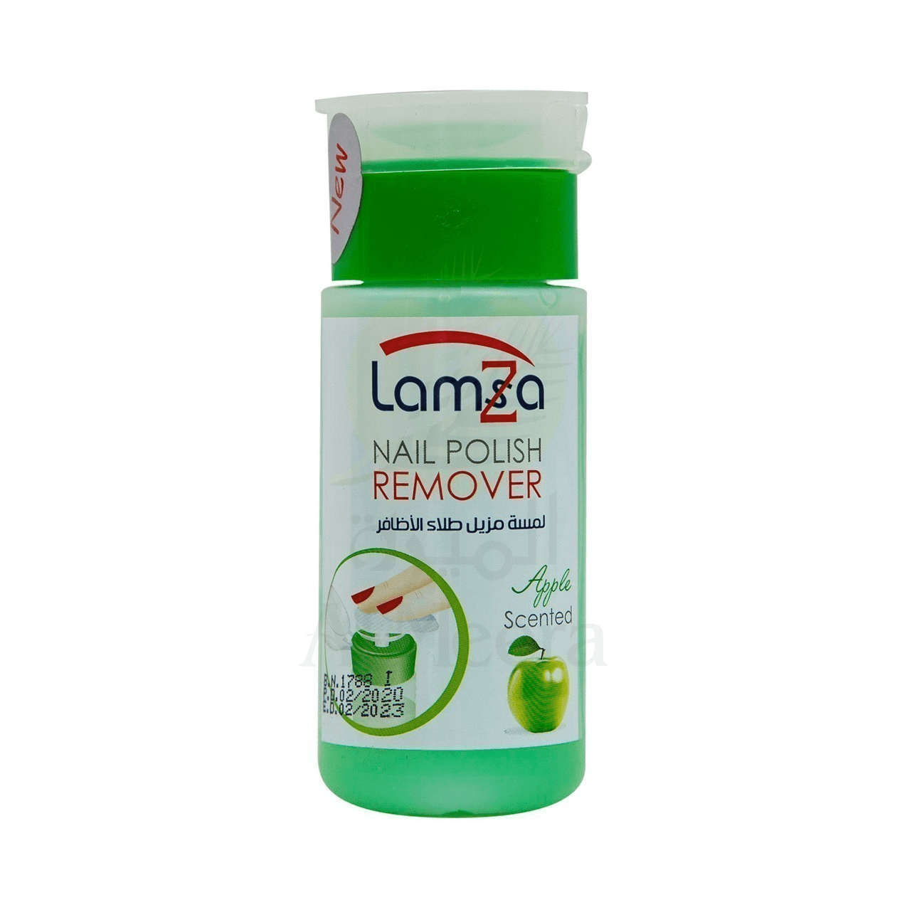Lamsa Nail Polish Remover apple flavor With Pump, 100m
