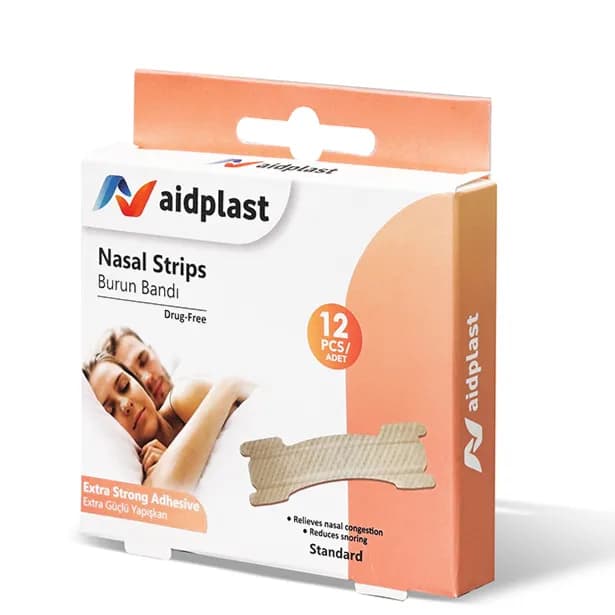 V 1008 Aidplast Nasal Strip Std Pck 12