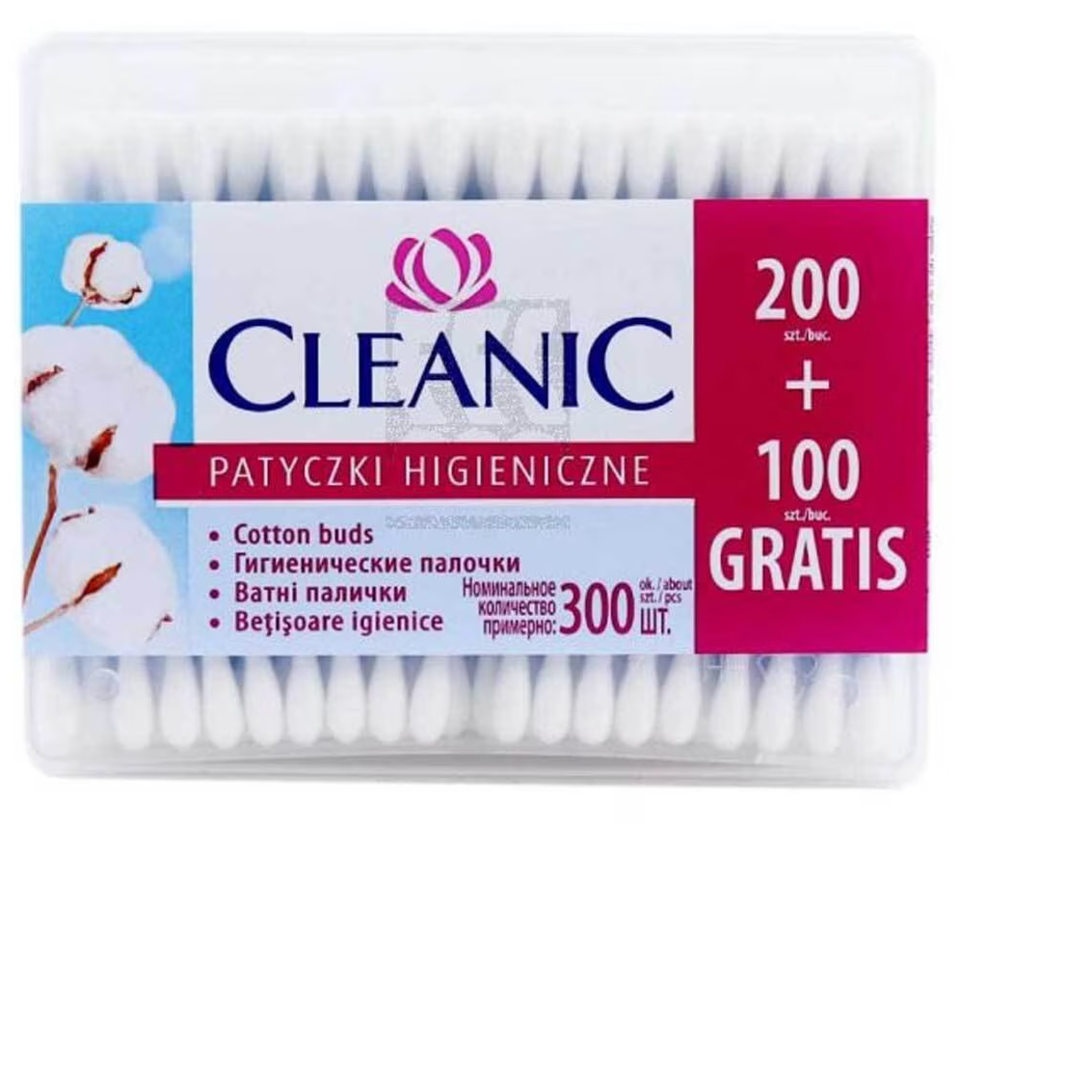 Cleanic Cotton Buds 300S