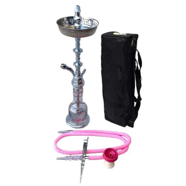 Mg Shisha Set Mg-105 Silver With Bag