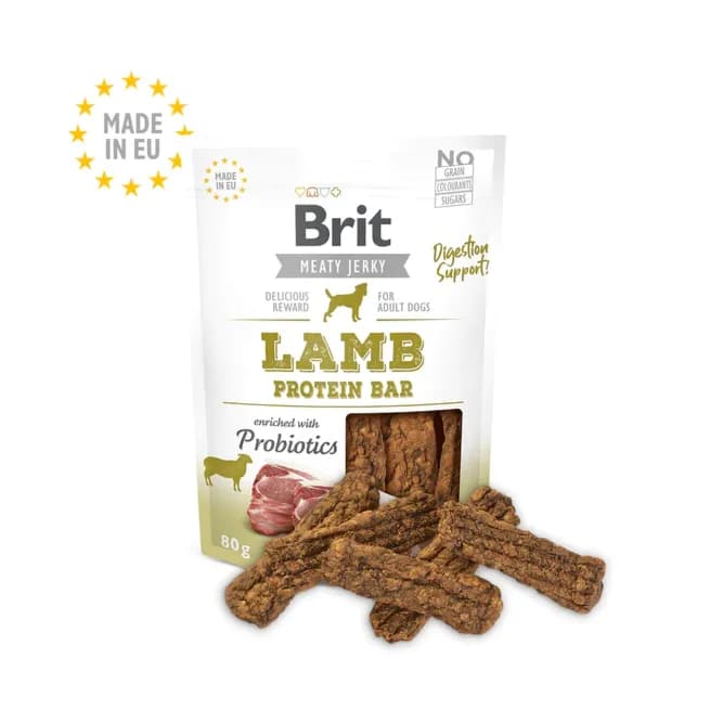 Brit Jerky-lamb Protein Bar 80g