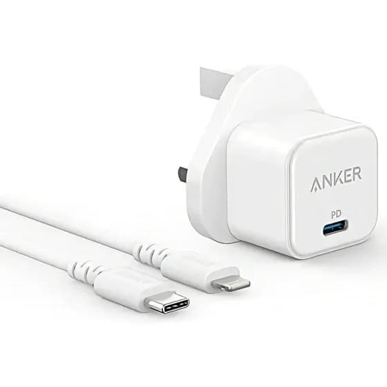 Anker Powerport Iii Cube 20W Usb-C Pd Charger + Lightning Cable