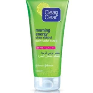 Clean and Clear Morning Energy Shine Control Daily Facial Scrub 150ml