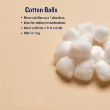 Cherry Cotton Balls 100Pcs