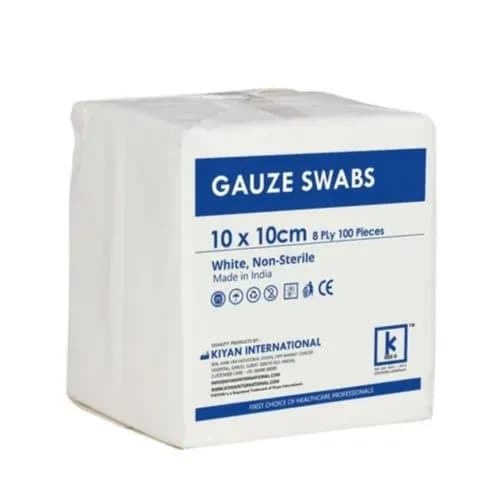 Non Sterile Gauze Swab 10*10cm 100pc