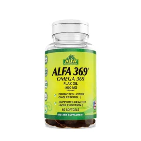 Alfa 369 (Omega 369+Flax Oil 1000Mg) 60 Softgels