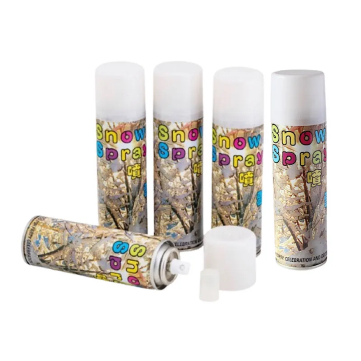 Snow Spray White 5Pcs