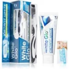 White Glo Instant White Toothpaste with Pro-Soft Toothbrush 150gm