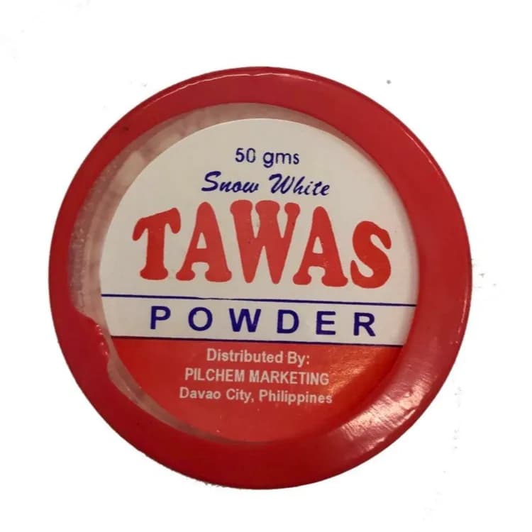 Tawas Snow White Powder Red 50gms