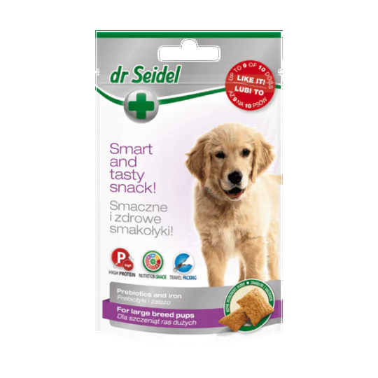 Dr Seidel Snacks For Dogs - For Large Breed Pups 90 G