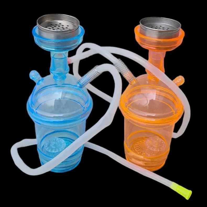 Mg Plastic Hookah With Led Mix Colors Mg-44