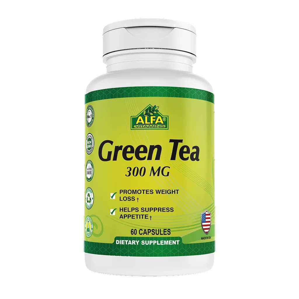 Alfa Green Tea 300 Mg 60 Capsules