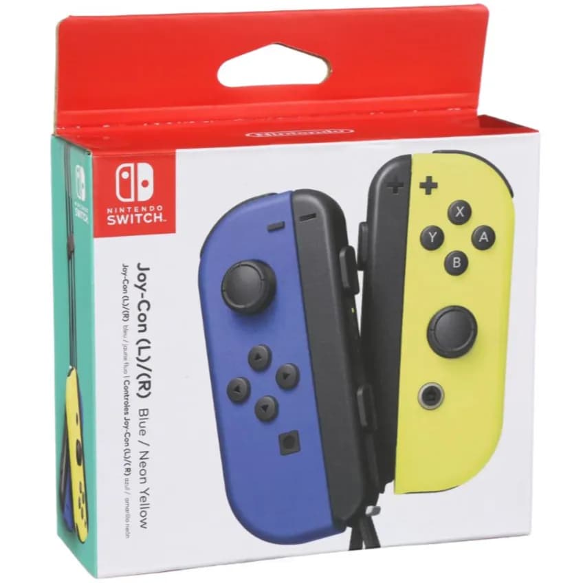 Nintendo Joy Con Blue+Yellow