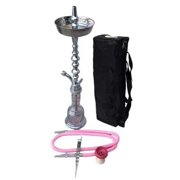 Mg Shisha Set Mg-54 Silver With Bag