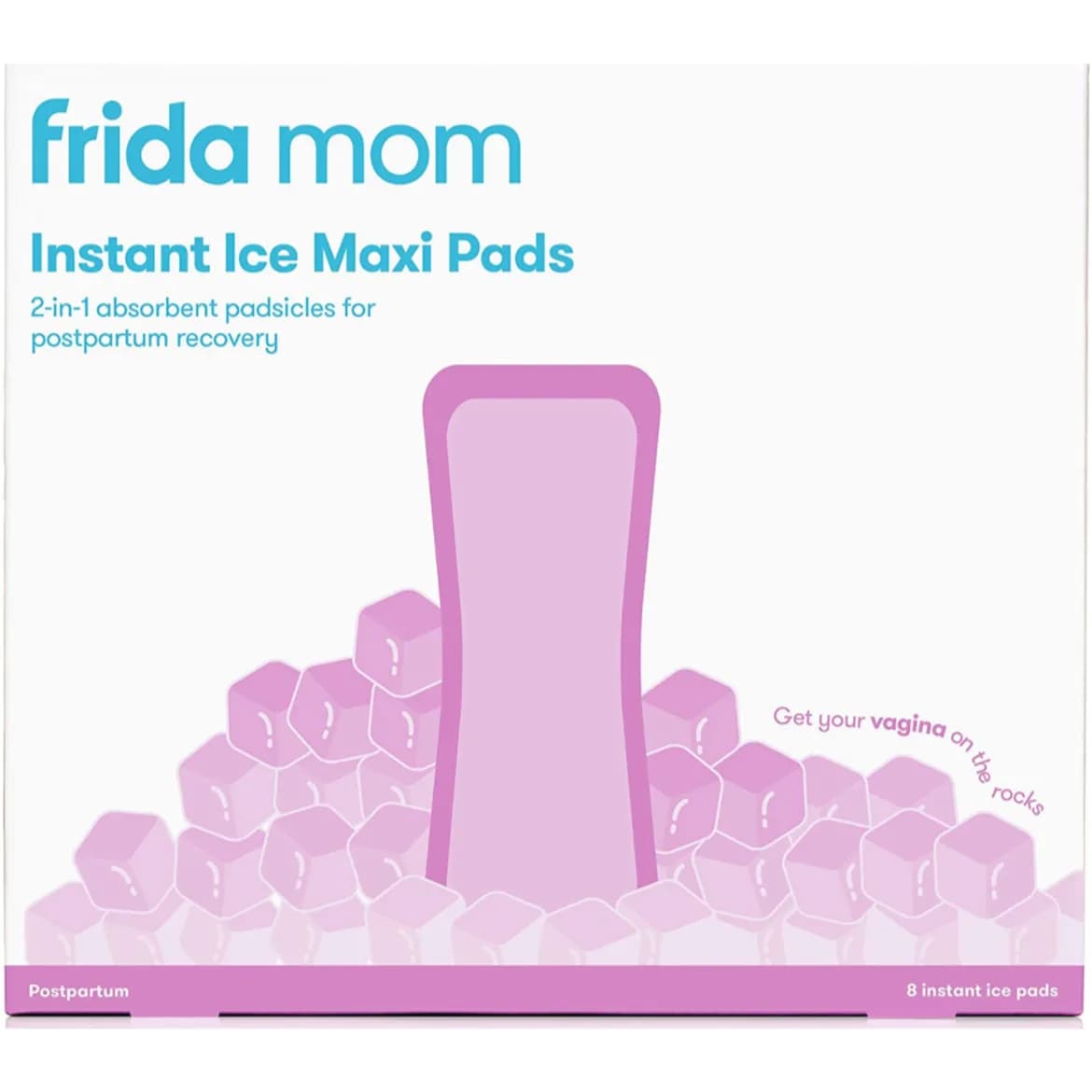 Frida Mom 2-In-1 Postpartum Absorbent Perineal Ice Maxi Pads