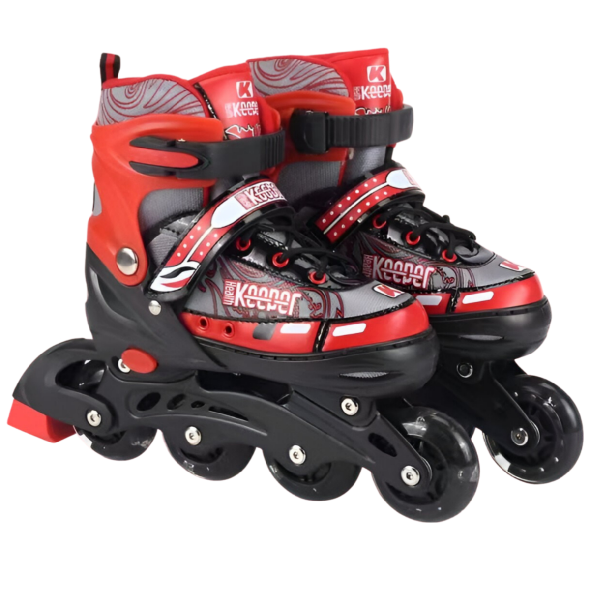 Adjustable Roller Skates with Light up Wheels for Kids And Adults Indoor And Outdoor-Large Size (SKWD04)