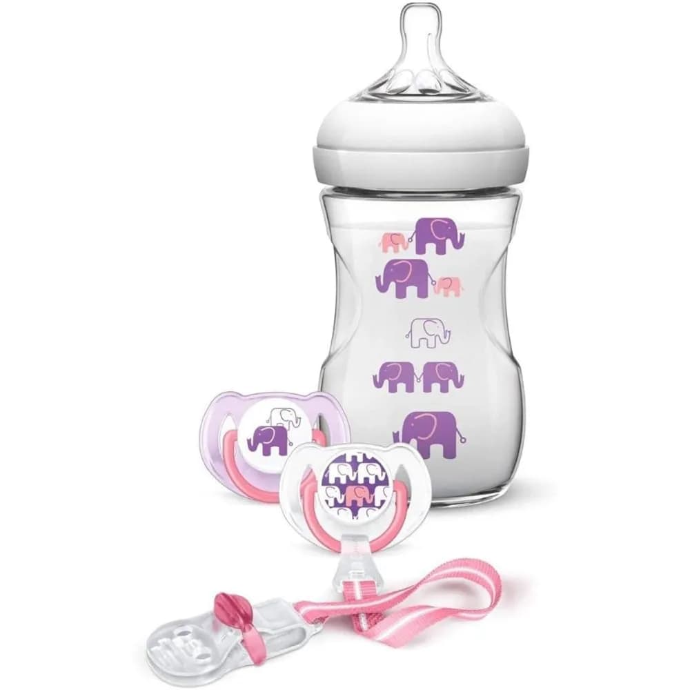 Philips Avent Natural Feeding Bottle Purple Set