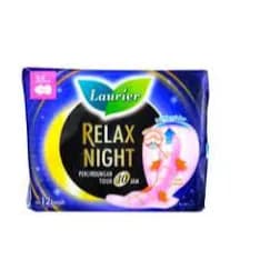 Laurier Soft Care Relax Night Sanitary Pad 12’s