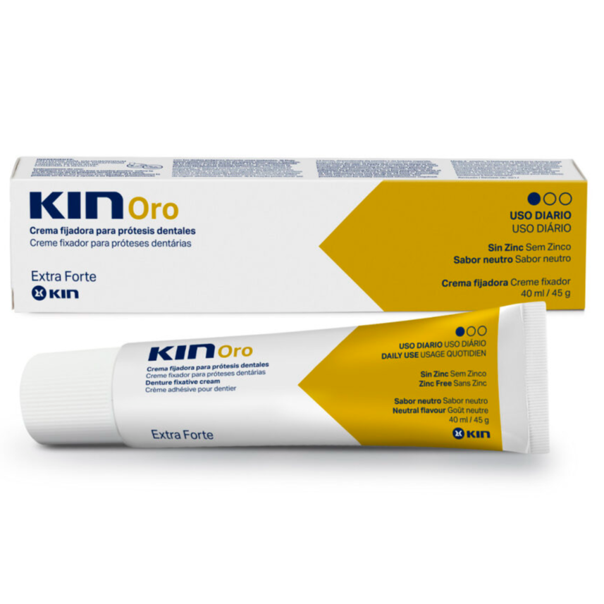 Kin Oro Denture Fixative Cream Daily Use 45g