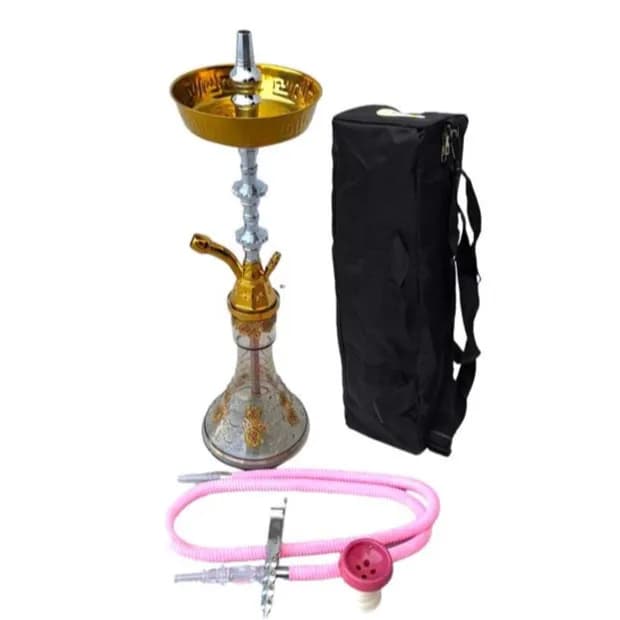 Mg Shisha Set Mg-105 Gold Silver With Bag