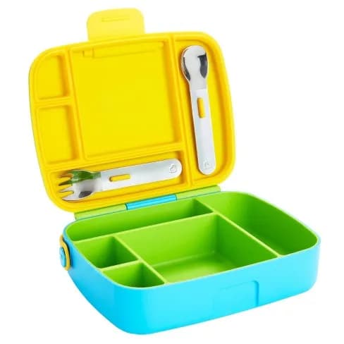 Munchkin Bento Box Toddler Lunch Box - Blue