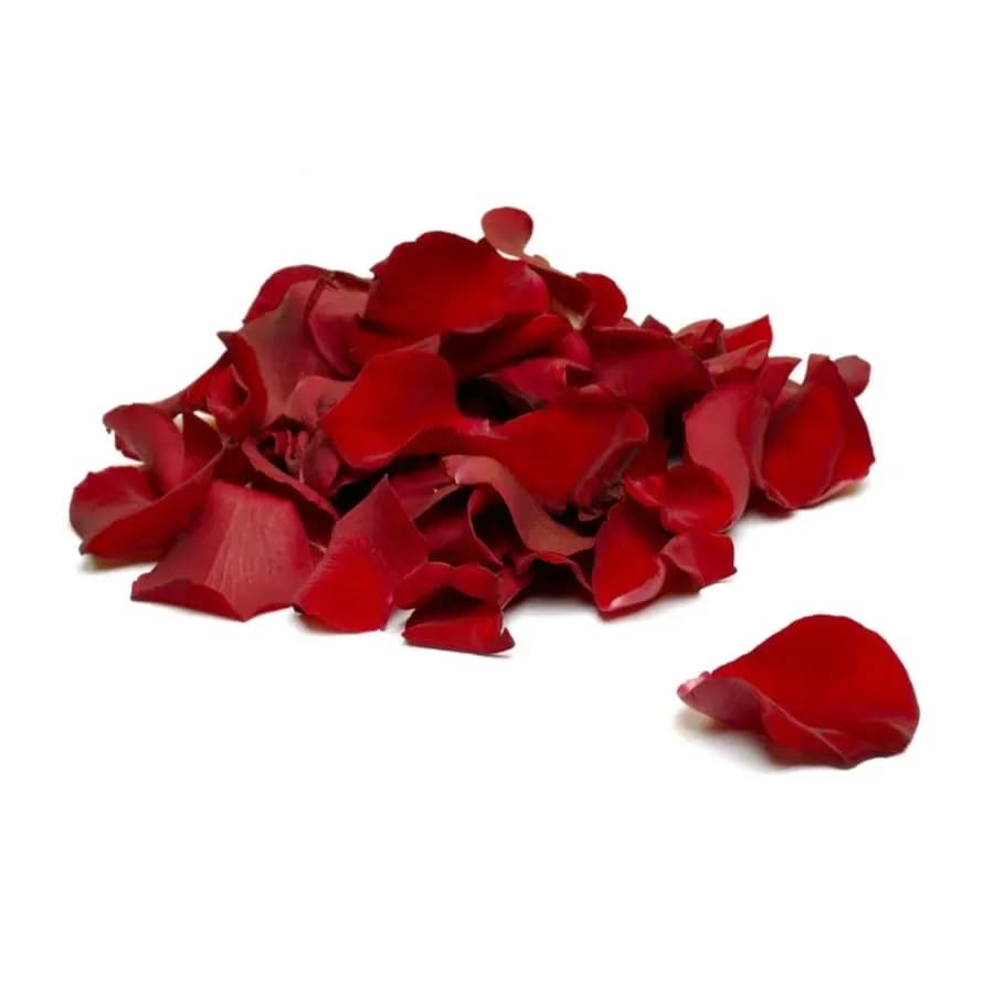 Red-Rose-Petals From 5 Flowers